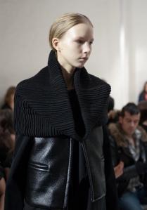 Makeup on Model at Rad Hourani Fall 09 by Victoria Stiles
